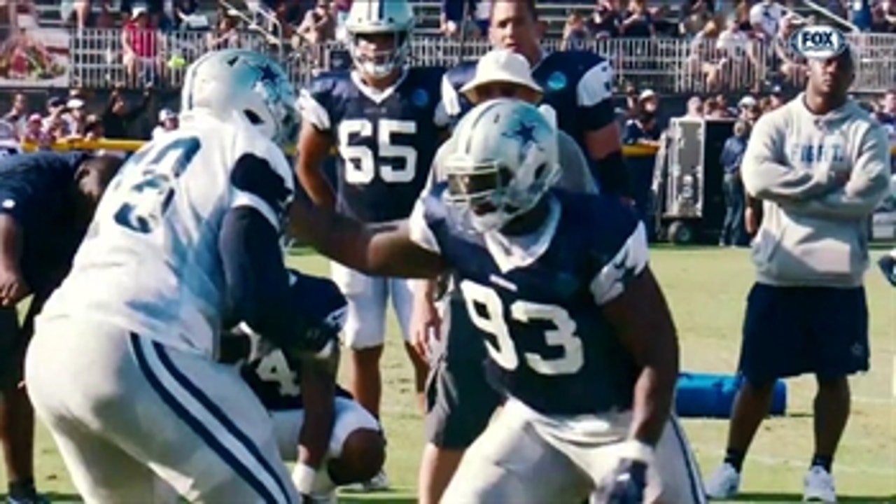 Hard to beat the Pass Rush Drill ' Inside Cowboys Training Camp