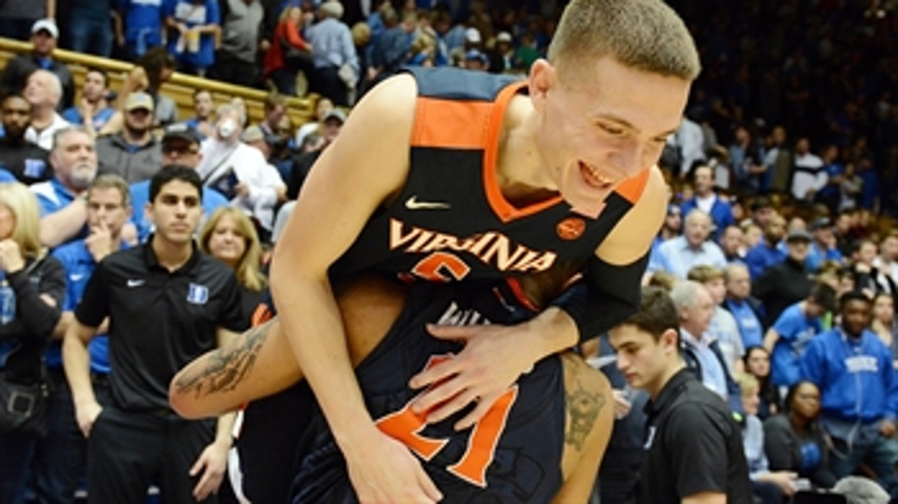 No. 2 Virginia beats No. 4 Duke at Cameron for their first win in Durham since January 14, 1995.
