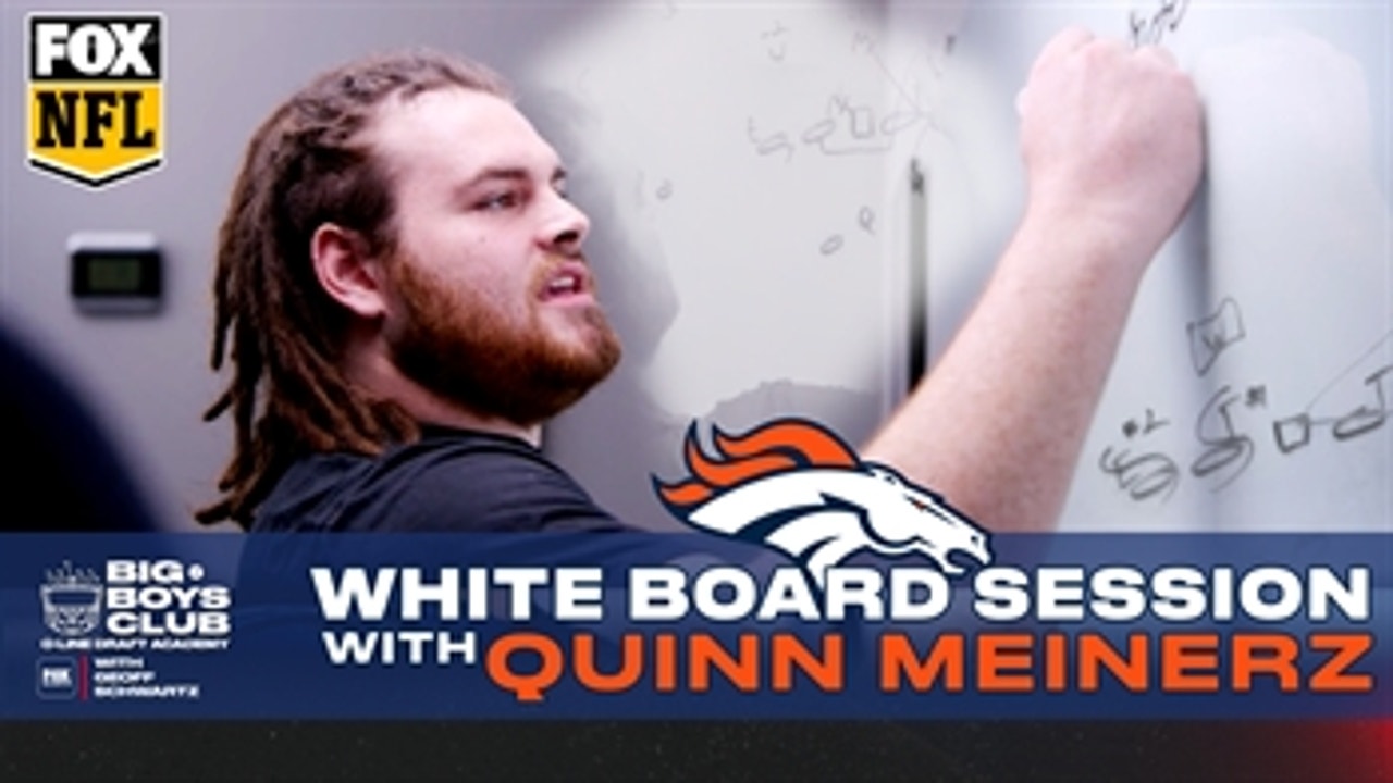 THE BIG BOYS CLUB: RAW White Board Session with Denver Broncos center Quinn Meinerz