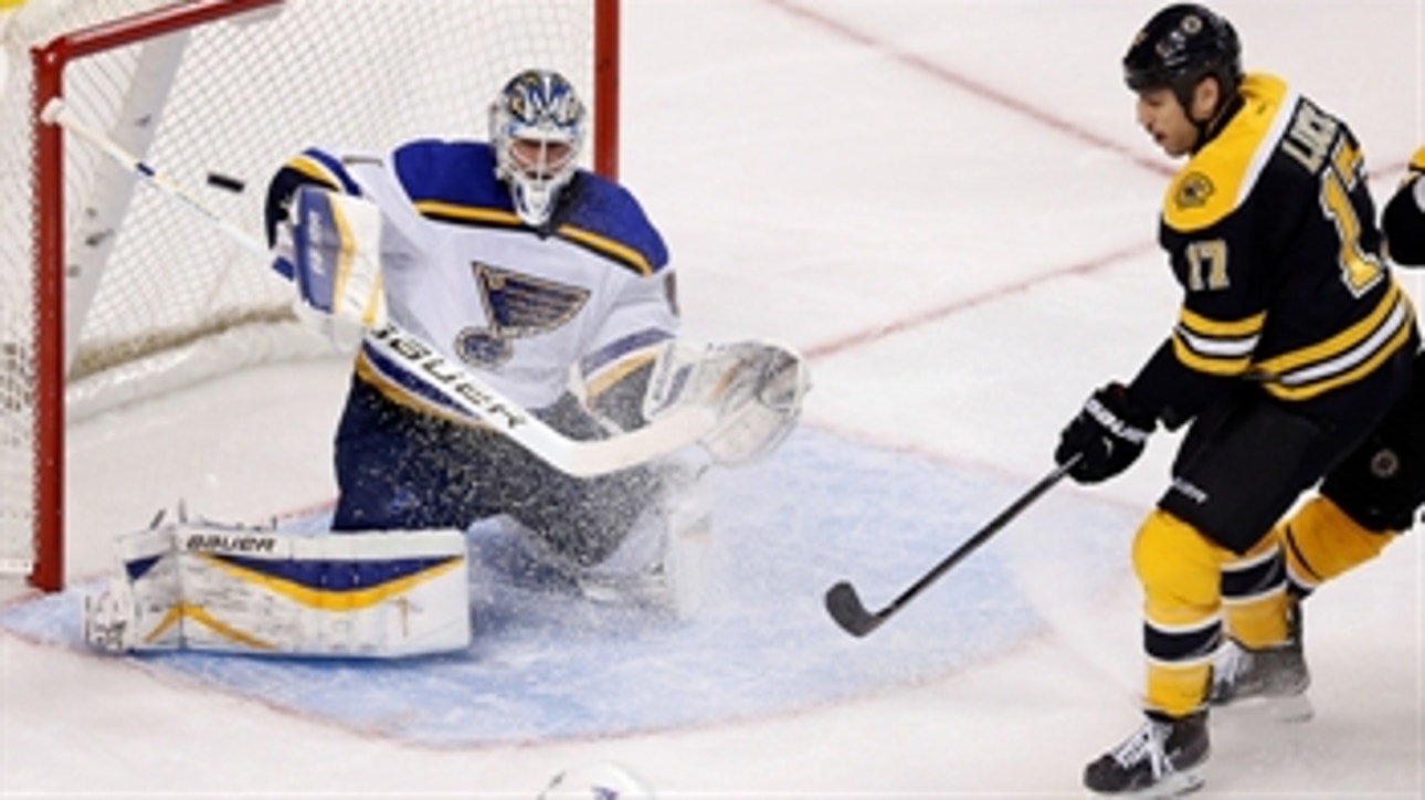 Blues shut out by Bruins 2-0