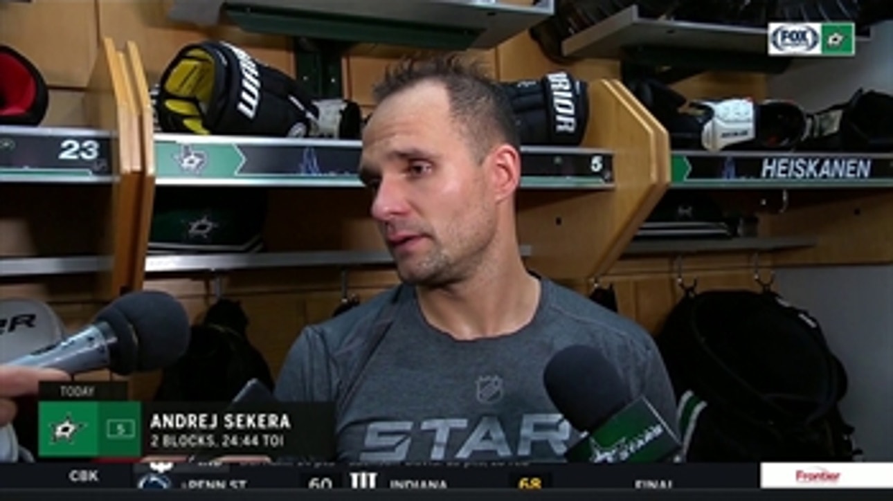 Andrej Sekera with 2 Blocks in the Dallas win against Chicago