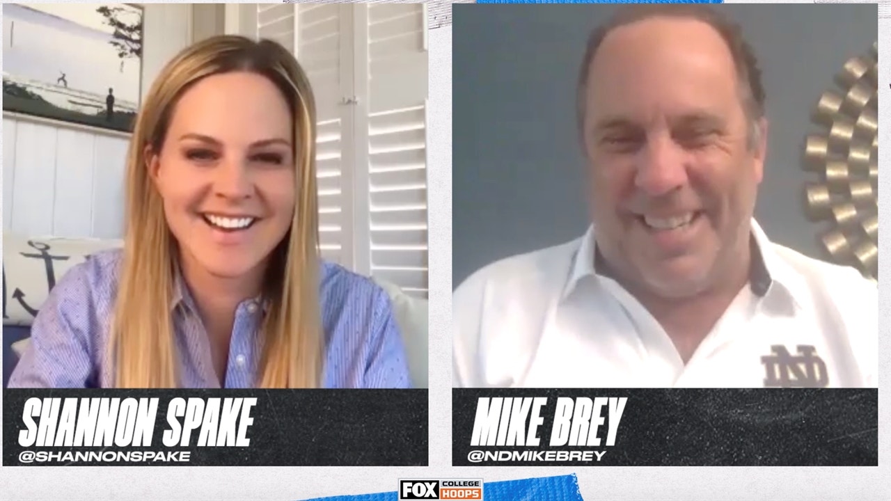 Notre Dame's Mike Brey on Quarantine life goes 1 Up 1 Down with Shannon Spake