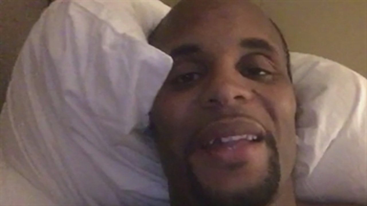 Daniel Cormier reacts to his new fight partner, Anderson Silva