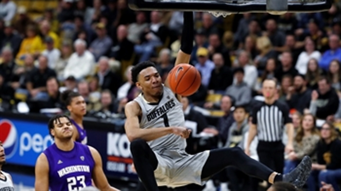 Tyler Bey leads No. 23 Colorado past Washington,  76-62