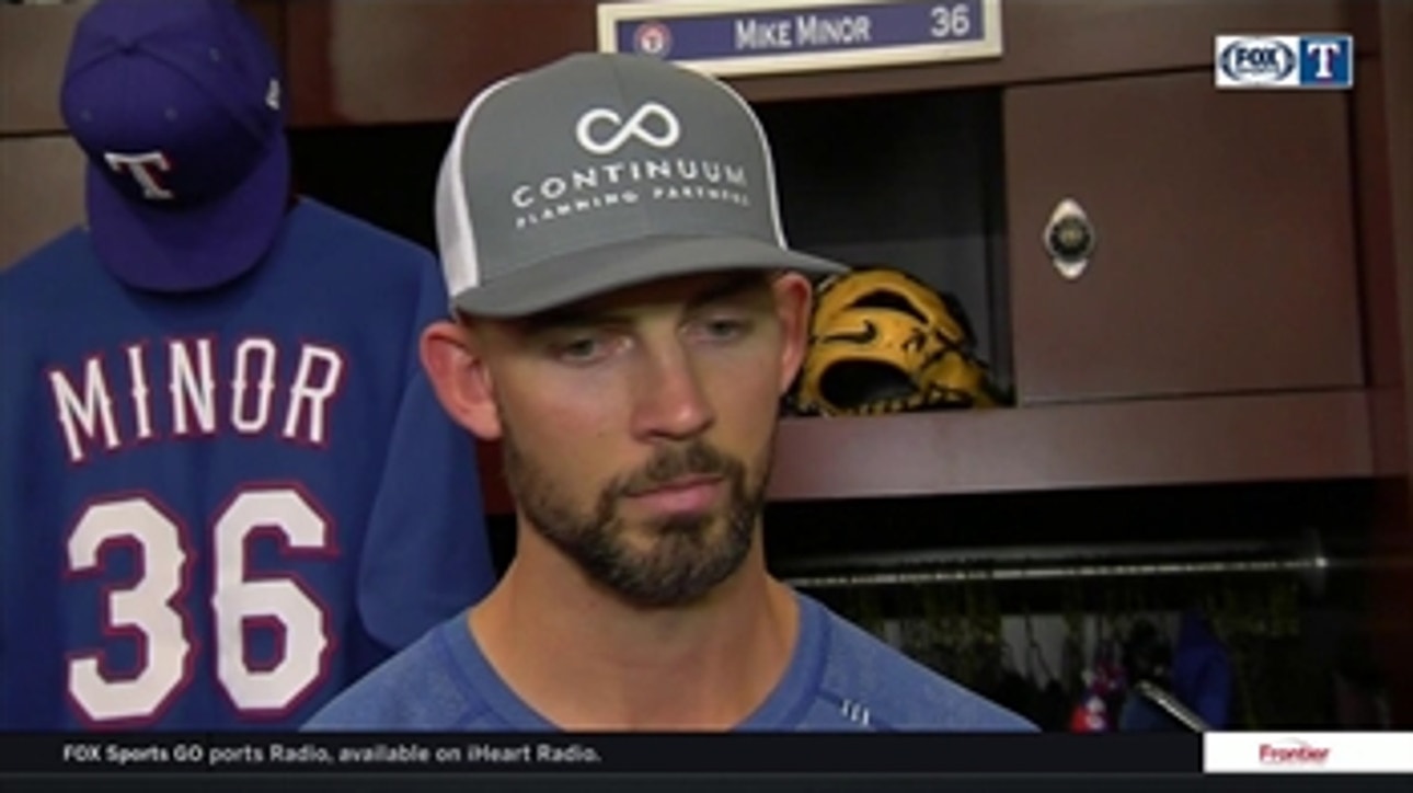 Mike Minor on his dominant performance in 3-1 win over O's