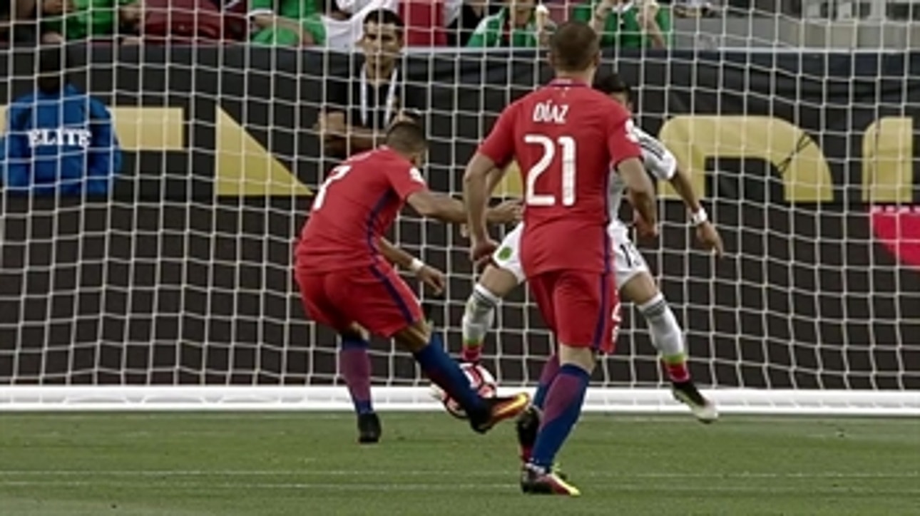 Alexis Sanchez scores Chile's third against Mexico ' 2016 Copa America Highlights