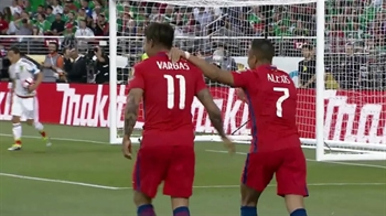 Vargas completes his hat trick against Mexico ' 2016 Copa America Highlights