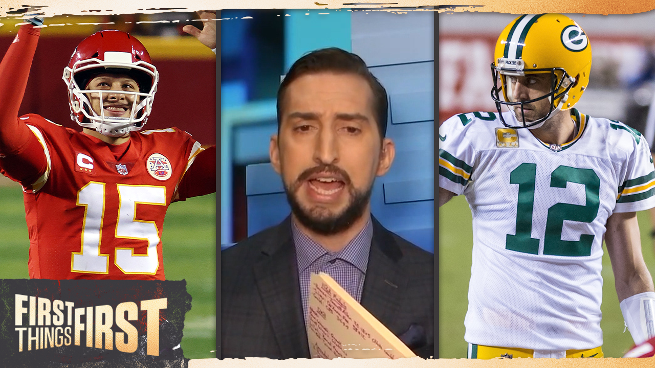 Nick Wright: No comparison between Patrick Mahomes & Aaron Rodgers, Mahomes is far better | FIRST THINGS FIRST