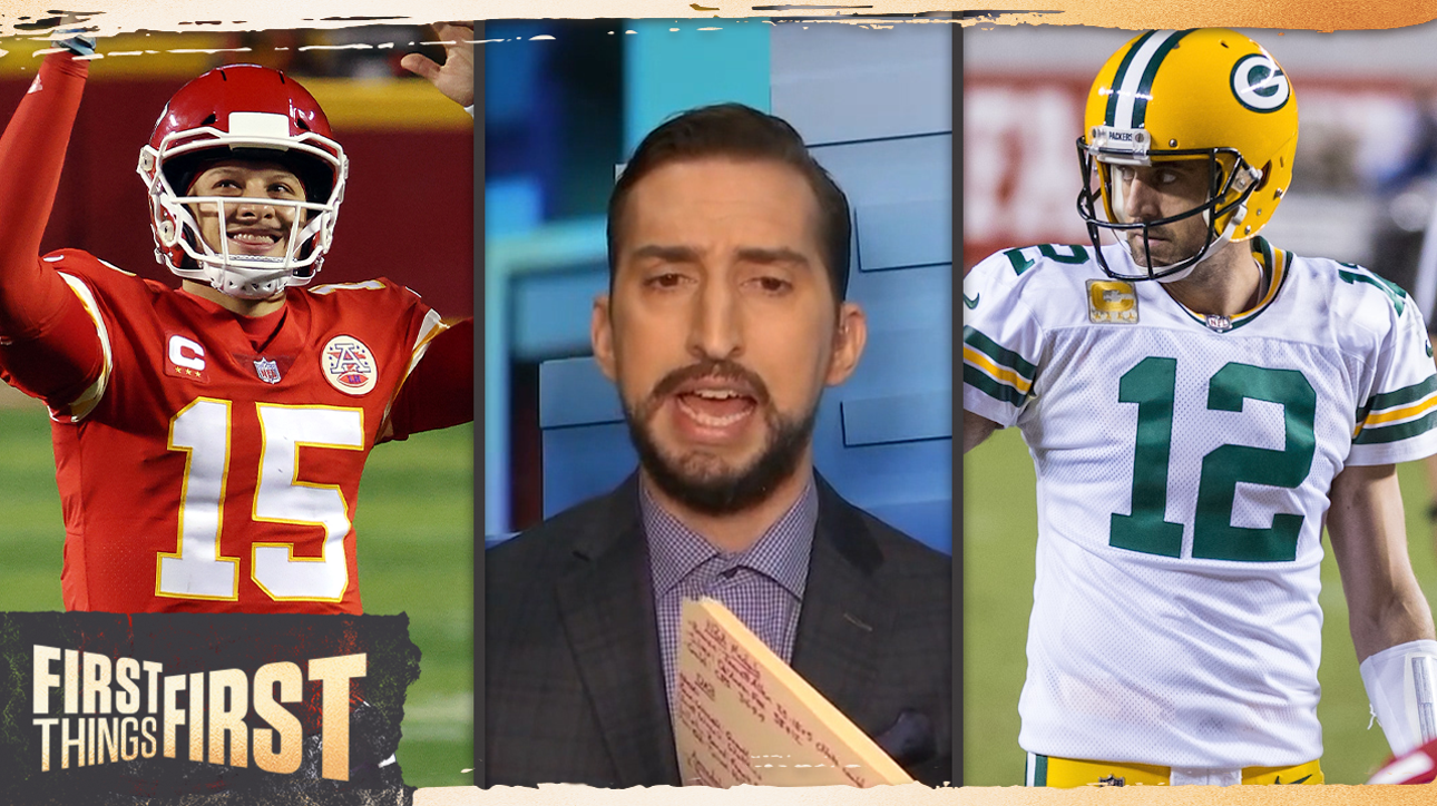 Nick Wright: No comparison between Patrick Mahomes & Aaron Rodgers, Mahomes is far better | FIRST THINGS FIRST