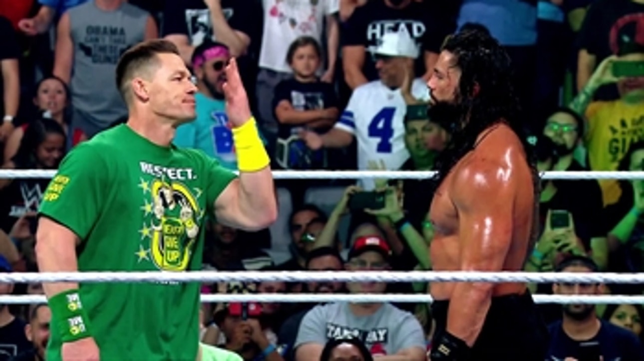 John Cena returns to confront Roman Reigns this Friday