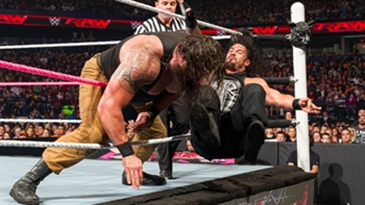 Roman Reigns vs. Braun Strowman Raw Oct. 12 2015 Full Match