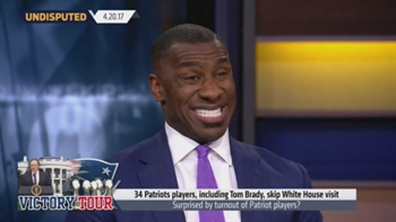 Shannon Sharpe surprised by Patriots White House turnout ' UNDISPUTED