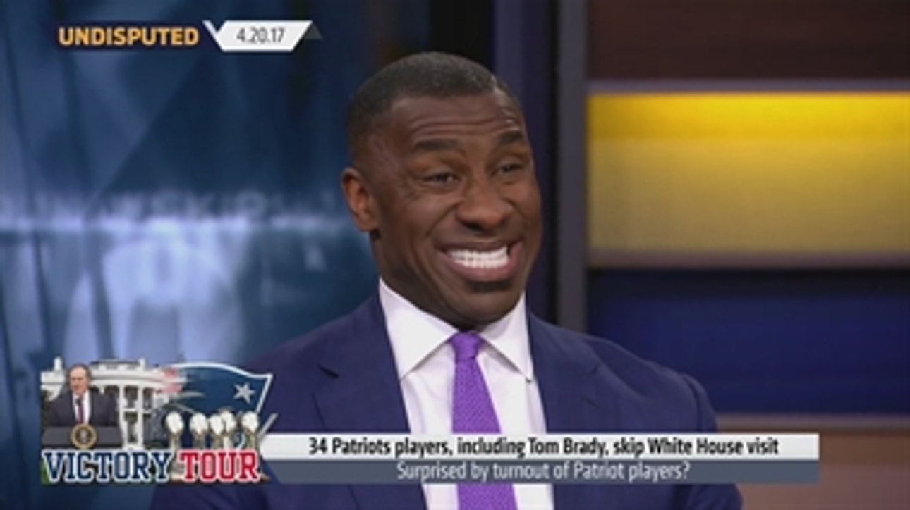 Shannon Sharpe surprised by Patriots White House turnout ' UNDISPUTED