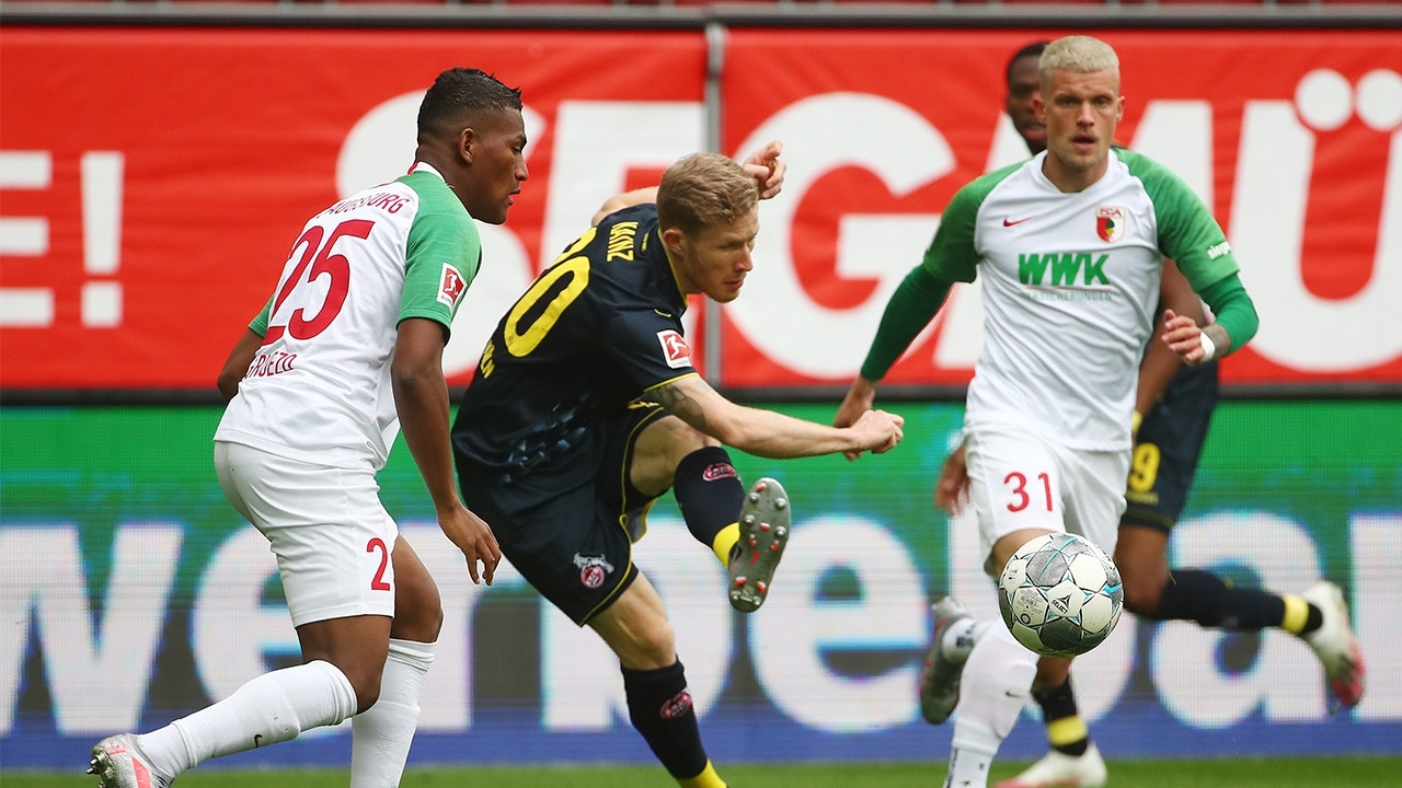 Köln, Augsburg save fireworks for final moments in 1-1 draw in relegation fight