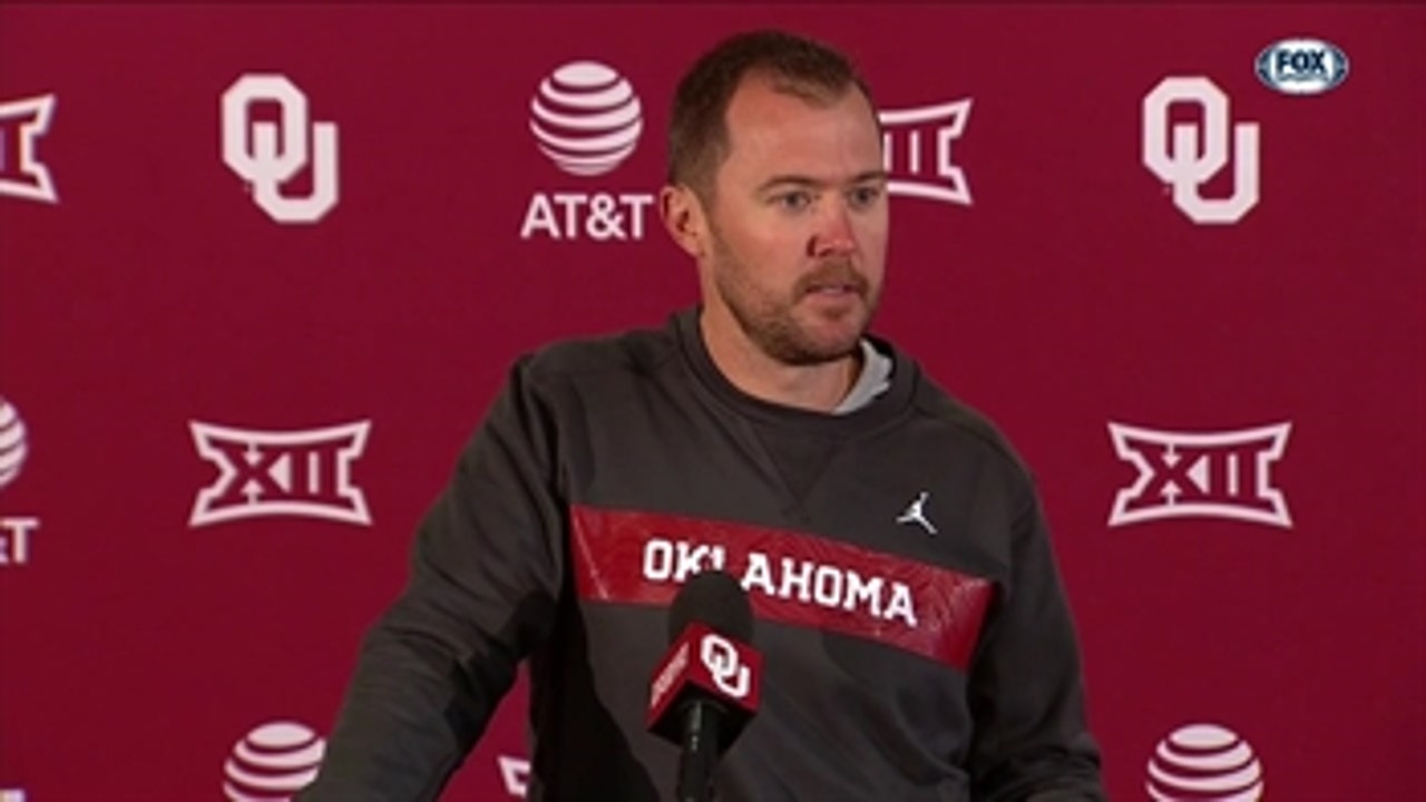 Lincoln Riley talks bye week, looks to facing TCU next ' OU Sooners Press Conference