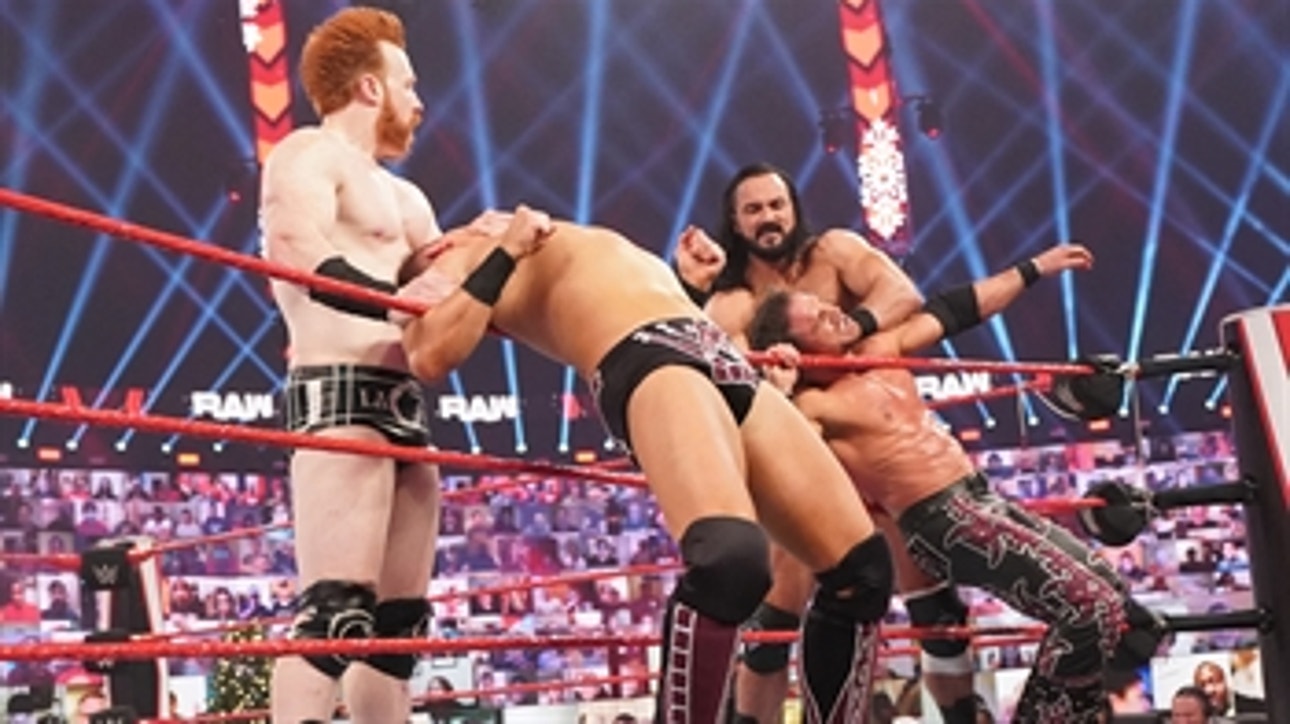 Drew McIntyre, Sheamus & Keith Lee vs. AJ Styles, The Miz & John Morrison - Six-Man Holiday Street Fight: Raw, Dec. 21, 2020
