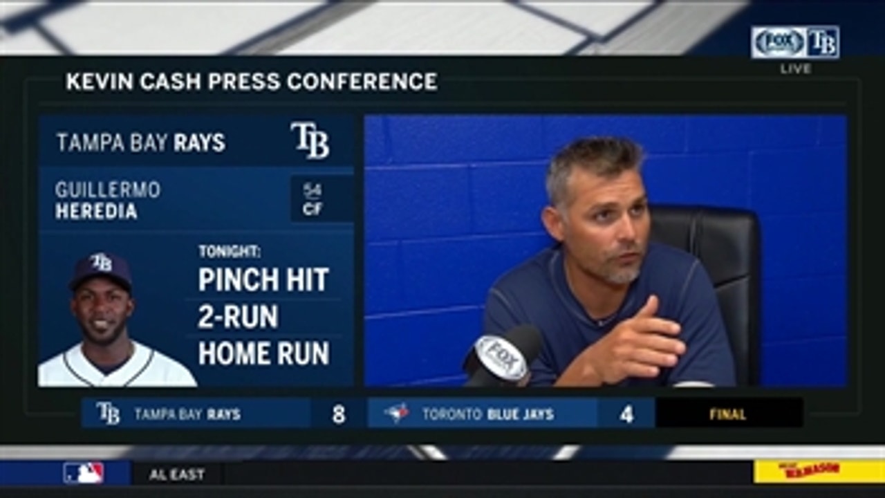 Kevin Cash breaks down Charlie Morton's start, how Rays broke the game open in the 8th inning