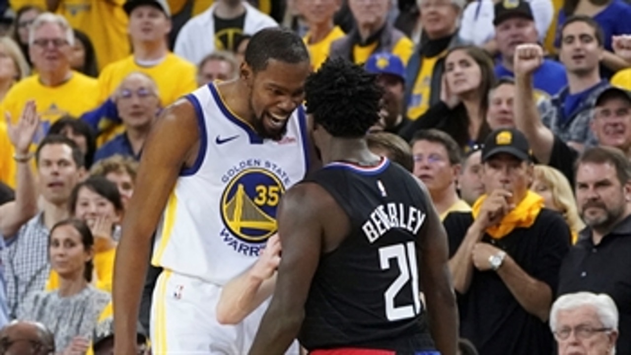 Nick and Cris are on opposite sides about KD dismissing the idea he’s frustrated by Patrick Beverley matchup