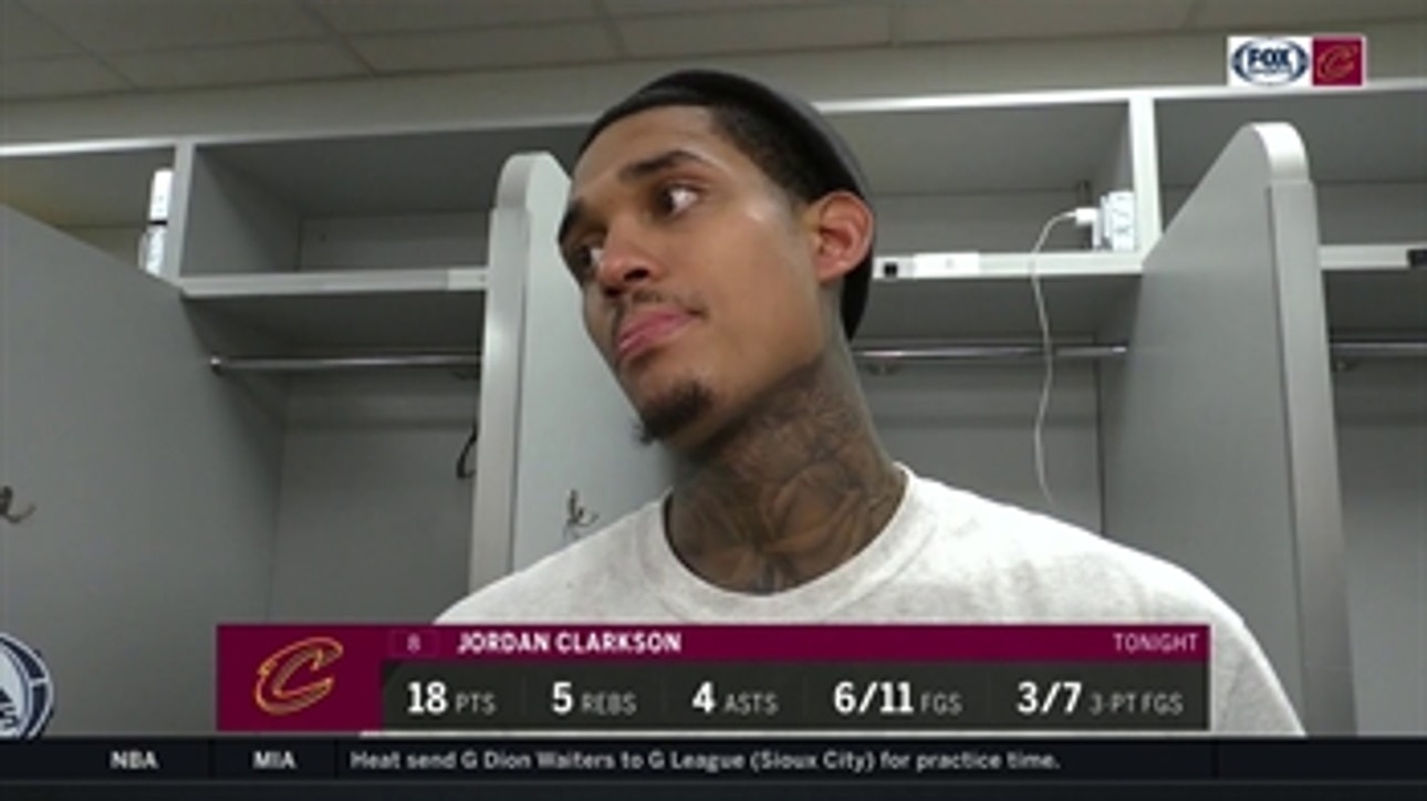 Jordan Clarkson says Cleveland making shots is a matter of focus