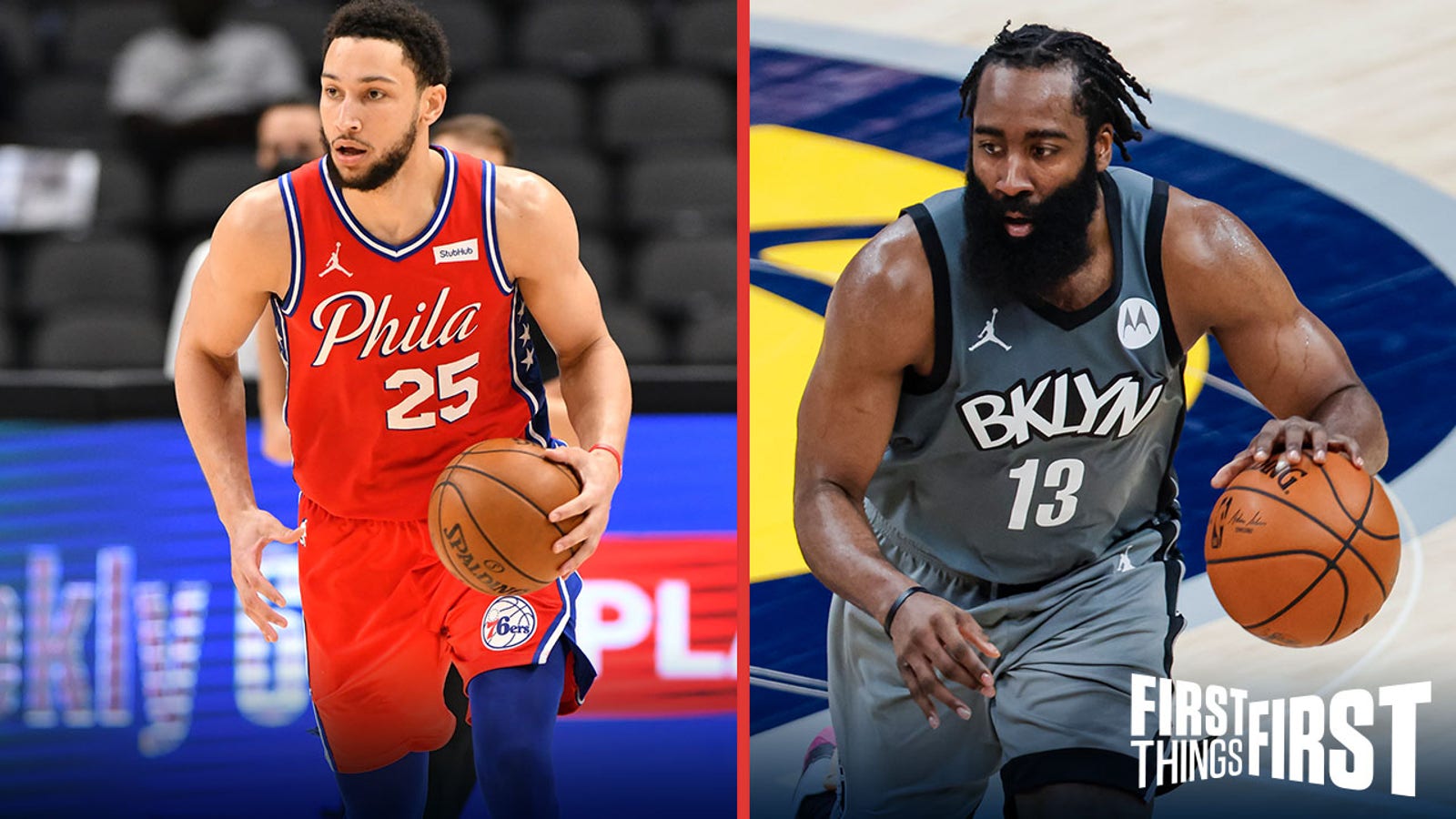 Chris Broussard: James Harden is playing point for Nets better than Ben Simmons ever has | FIRST THINGS FIRST