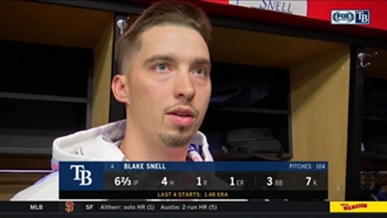 Blake Snell on José Alvarado: 'I love José. I Know what he brings to the team'