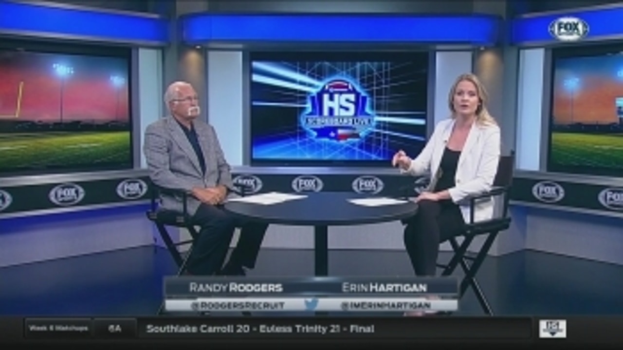 Randy Rodgers on Top 10 RB in the State ' High School Scoreboard Live