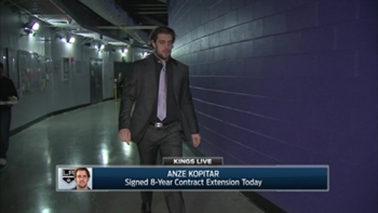 What Anze Kopitar's contract extension means to the Kings