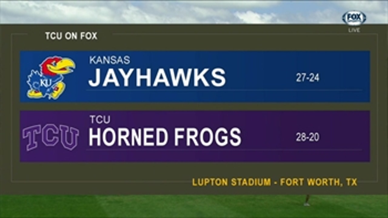 WATCH: Kansas Jayhawks defeats TCU Horned Frogs 3-1