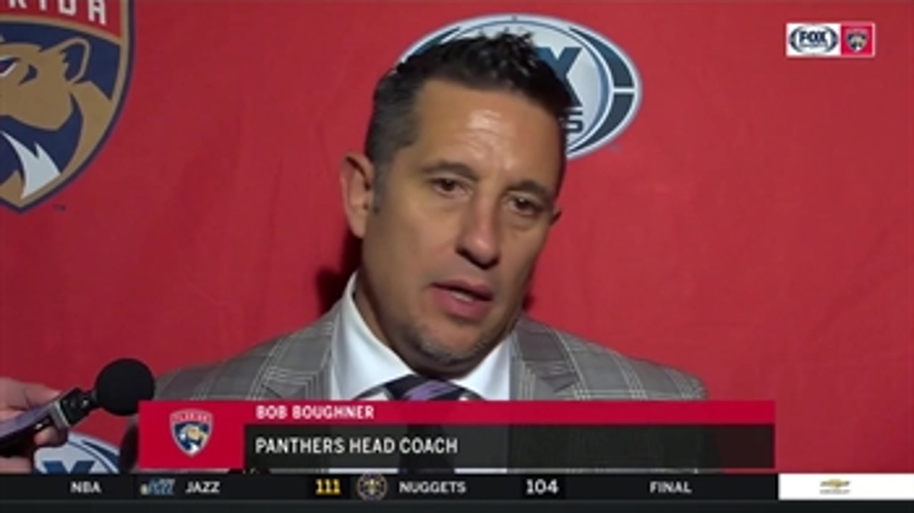 Bob Boughner on Panthers' performance vs. Vegas, going into OT in all 3 games on road trip