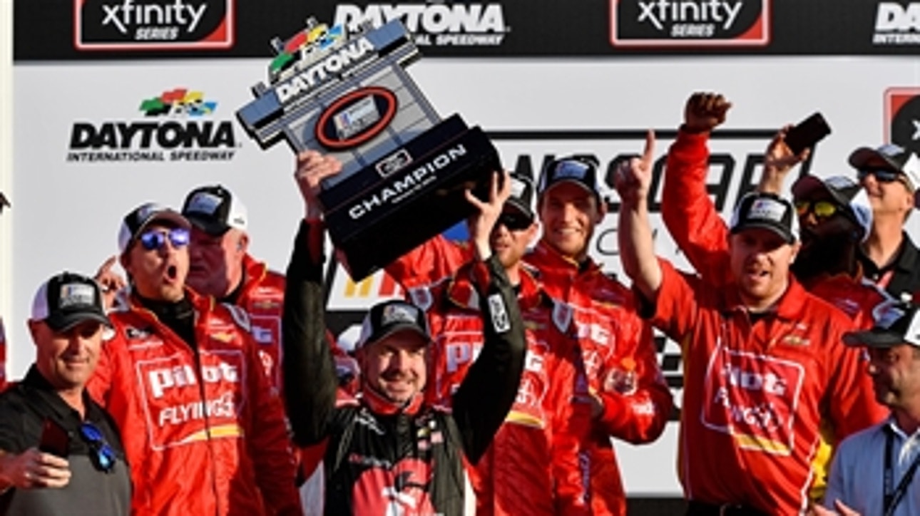 Michael Annett gets JR Motorsports back to victory lane at Daytona I 2019 DAYTONA | FOX NASCAR