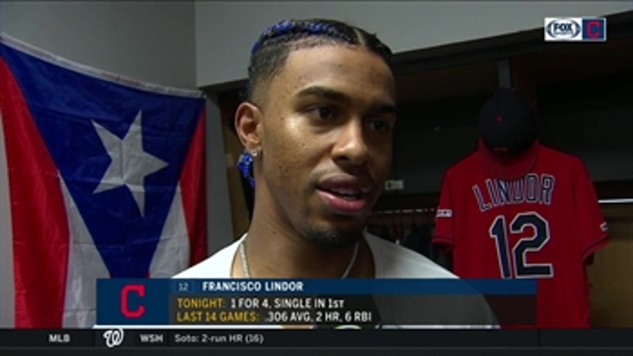 Francisco Lindor talks about staying focused