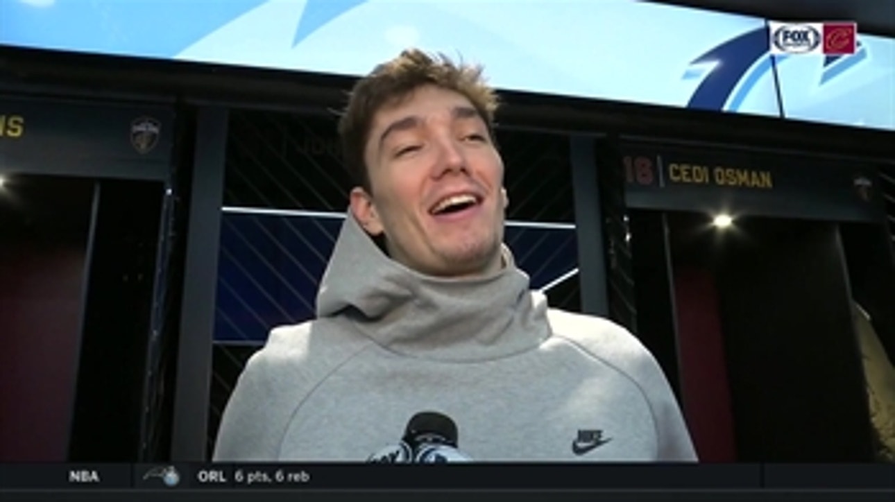 After learning of his selection to the Rising Stars Challenge Cedi Osman thanks his teammates
