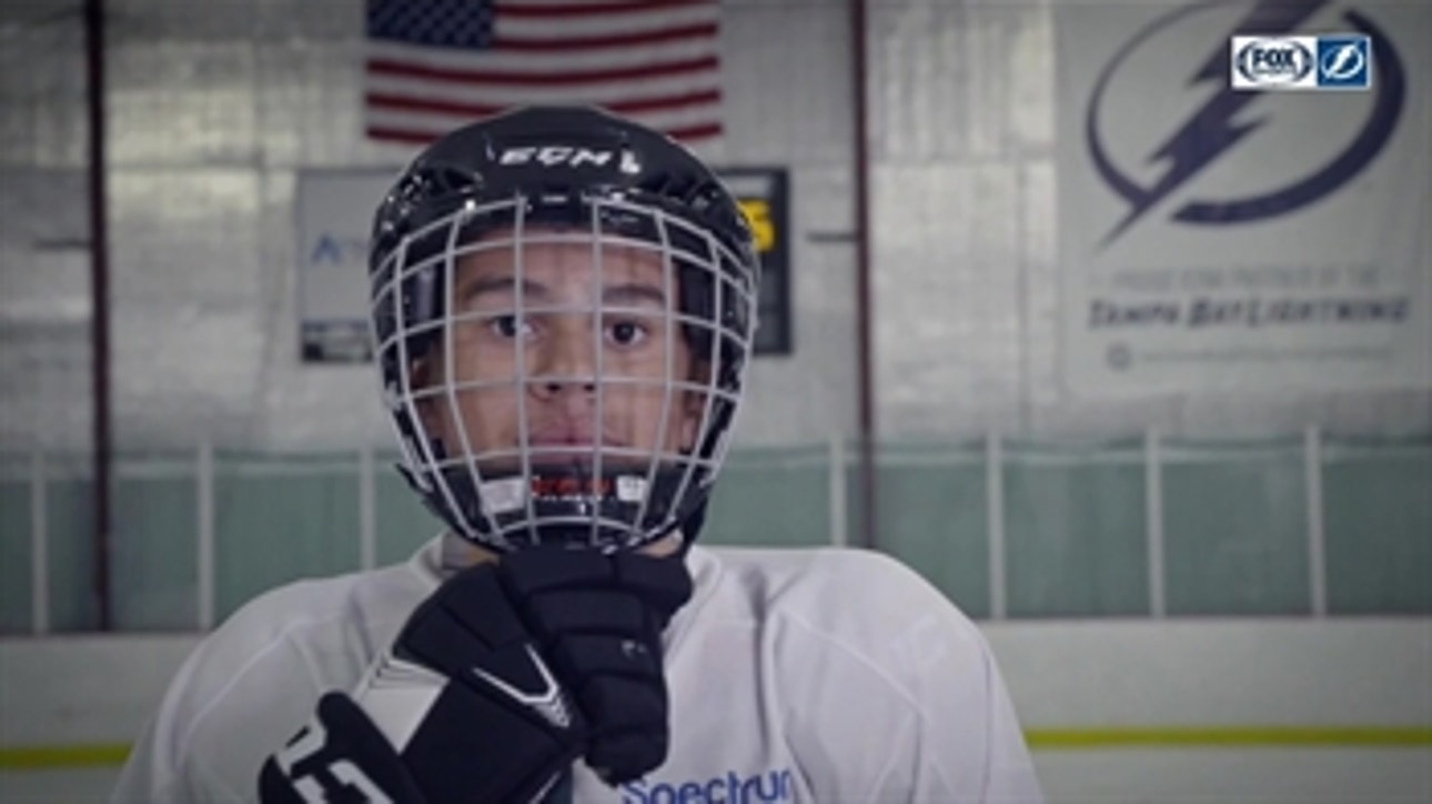 Meet the Tampa Bay Lightning's 'Thunder Kid' for Hockey Fights Cancer Night