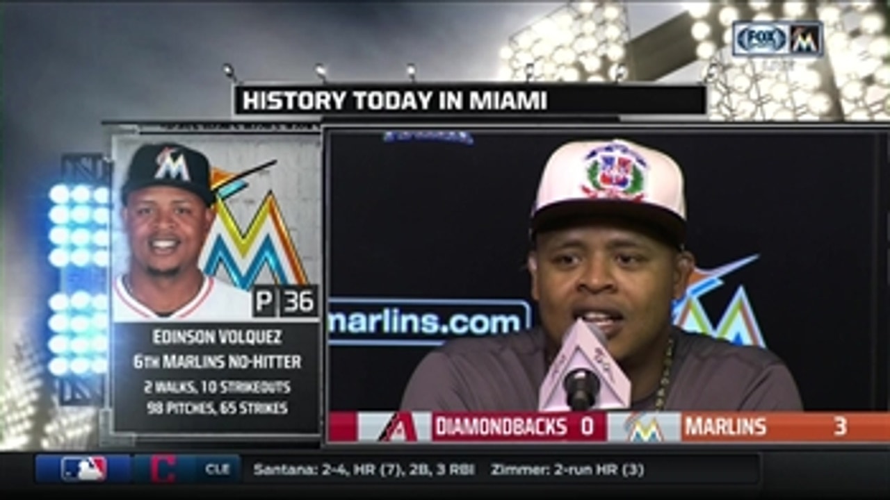 After he started cruising, Edinson Volquez was determined to finish no-hitter