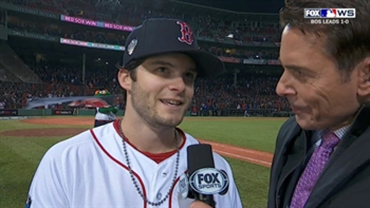Andrew Benintendi: Red Sox looked to score 'early and often' in Game 1 win