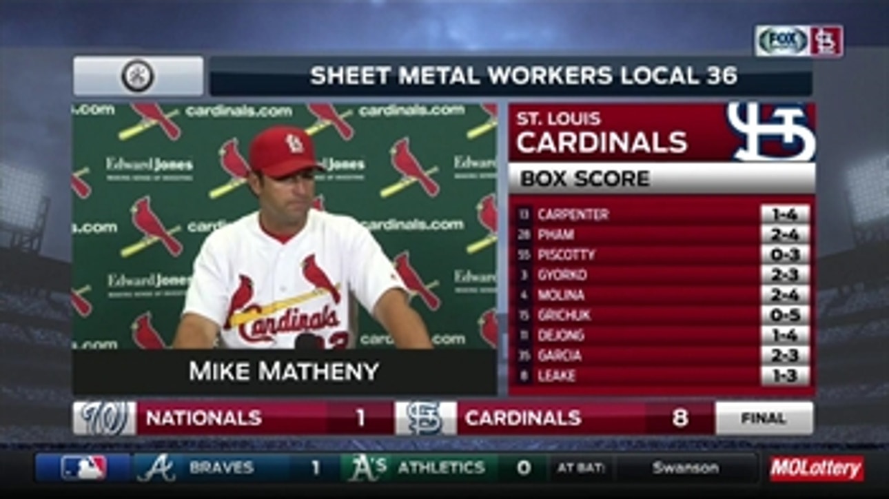 Mike Matheny on Tommy Pham: 'He's energy'