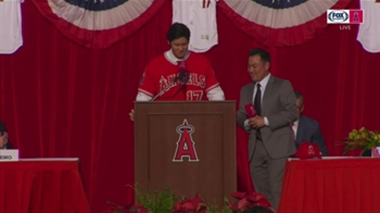 'Hi, my name is Shohei Ohtani'