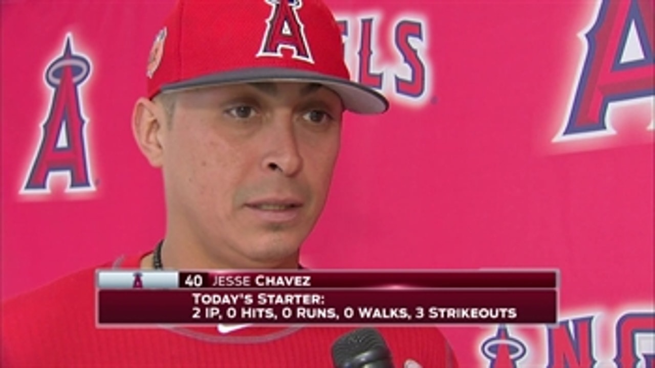 Jesse Chavez impresses in his first start as an Angel