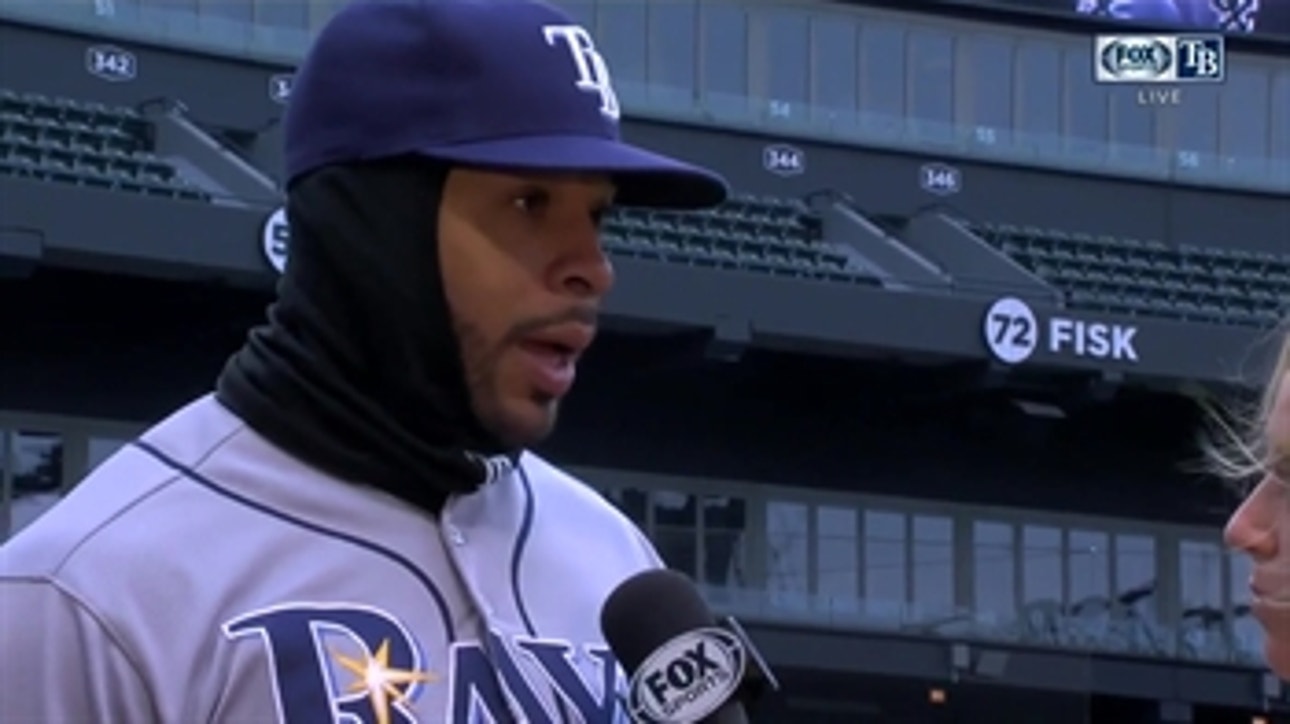 Rays OF Tommy Pham discusses his 2-HR day in Chicago