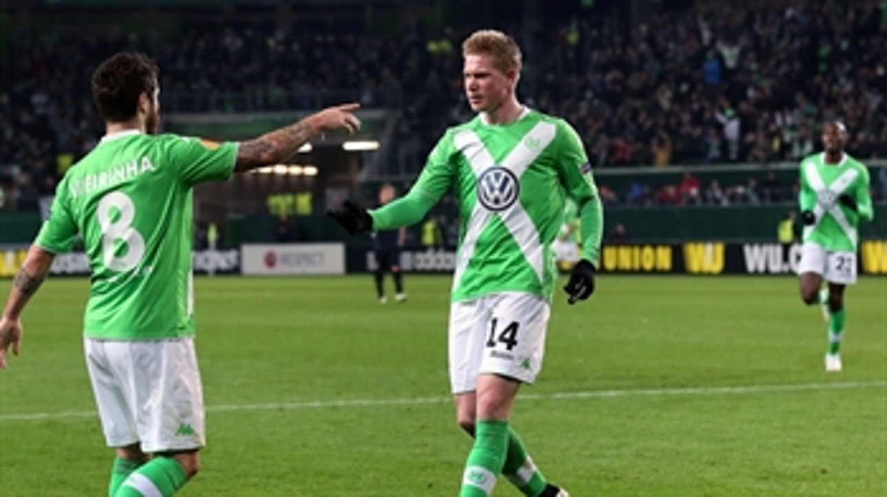 De Bruyne free kick gives Wolfsburg 3-1 advantage