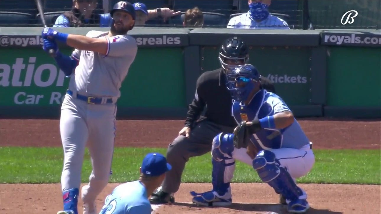HIGHLIGHTS: Joey Gallo Crushes Two Run Bomb. Rangers lead Royals 2-0