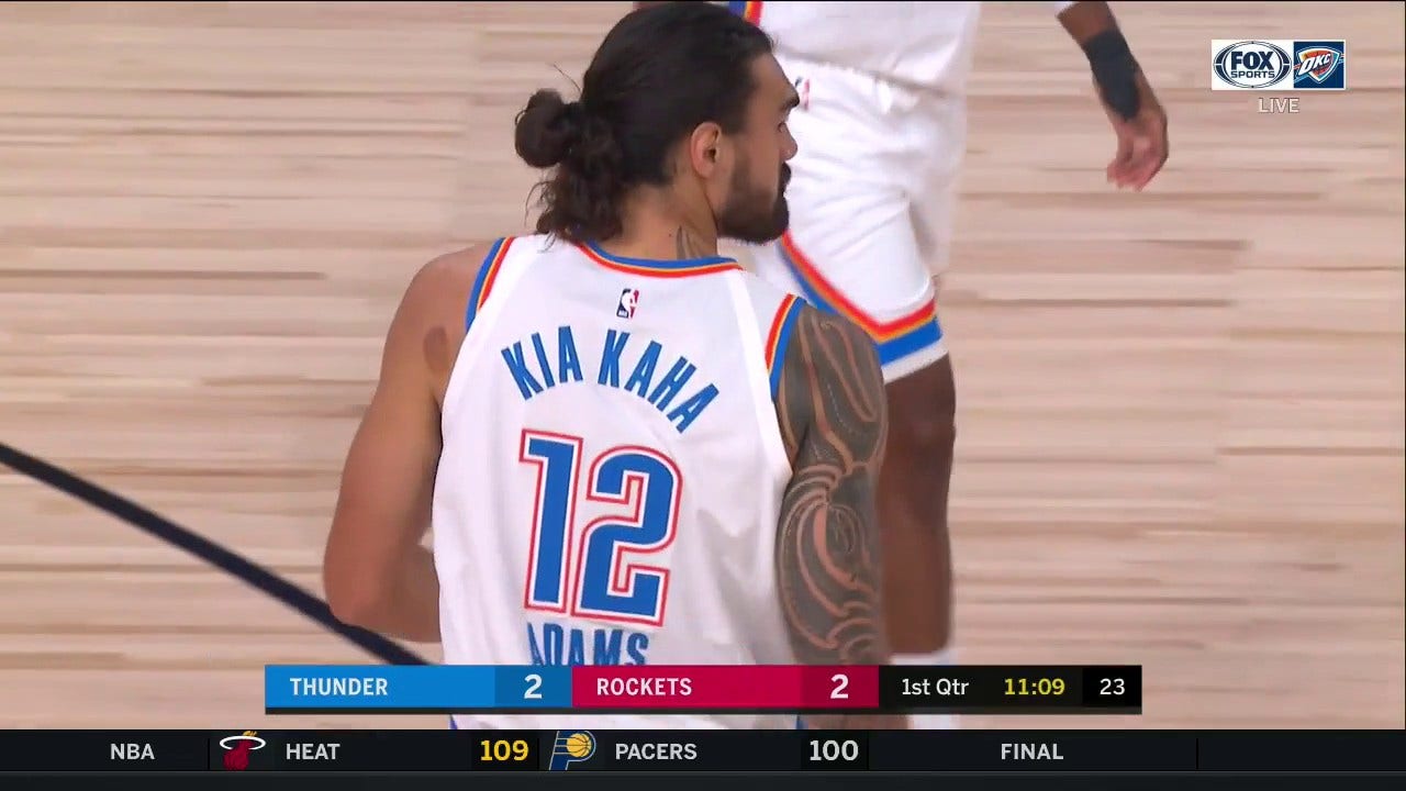 WATCH: Steven Adams SLAMS It Home in the 1st