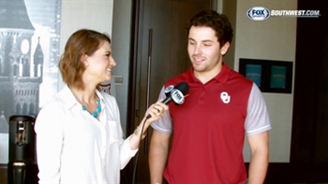 Why Oklahoma QB Baker Mayfield loves to dance