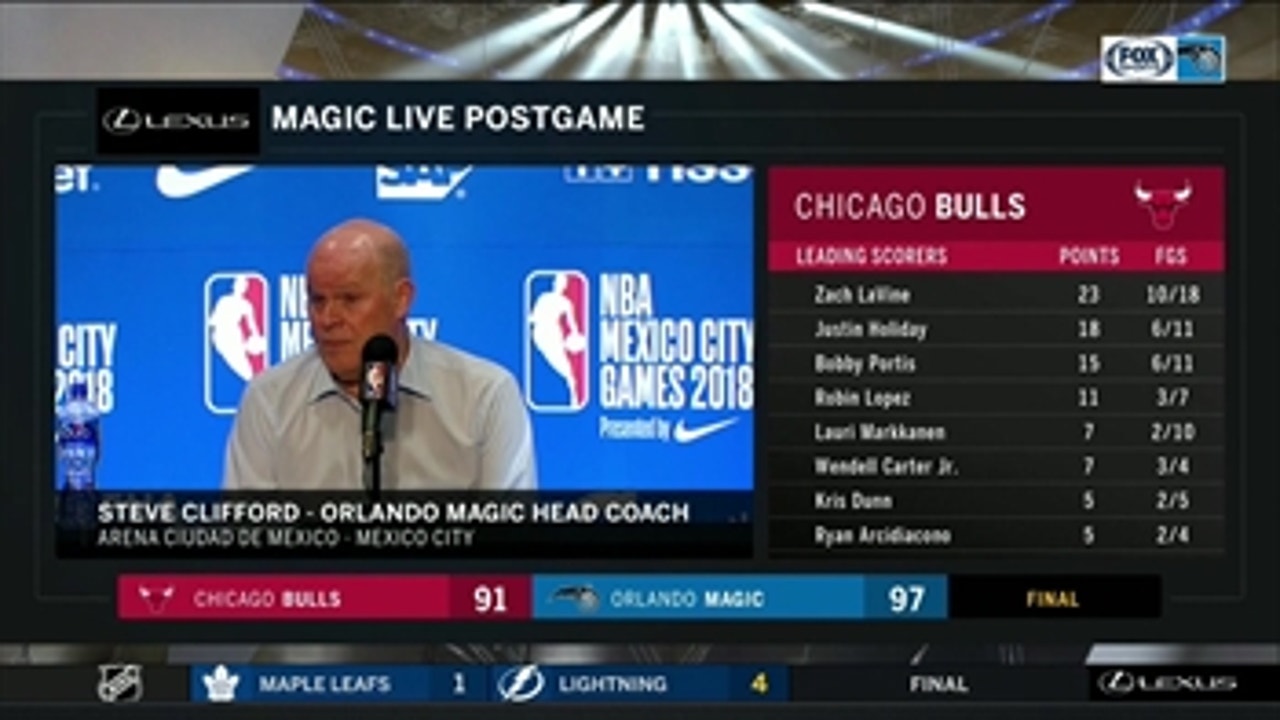 Steve Clifford says he liked the fight down the stretch, Magic have knack for winning on the road