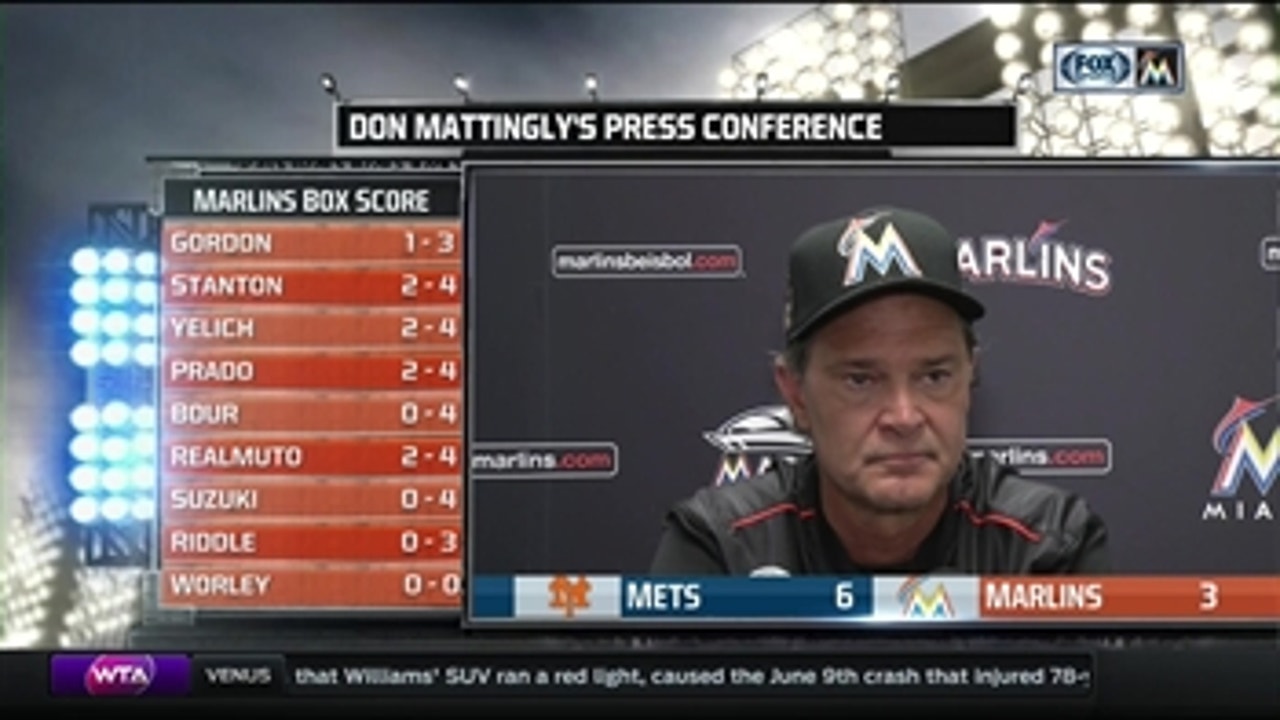 Mattingly says Marlins put themselves in trouble