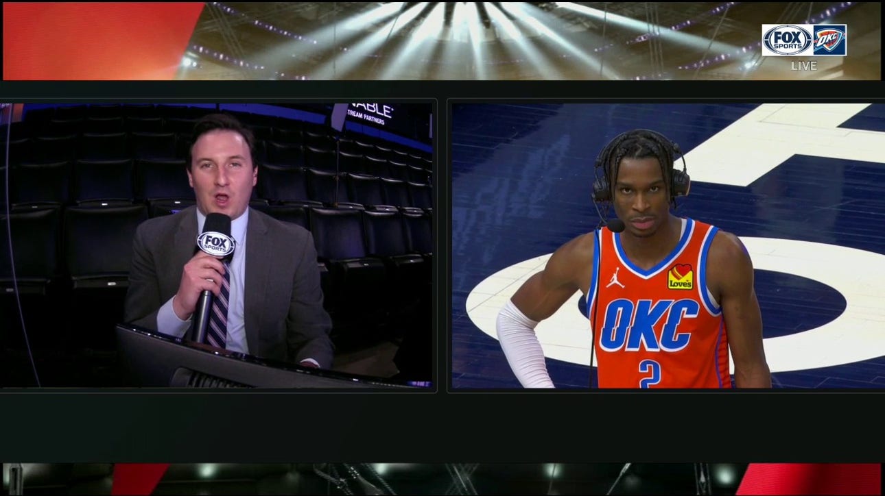 Shai Gilgeous-Alexander: 'I just want to keep it pushing, keep it going, and try to keep getting better'