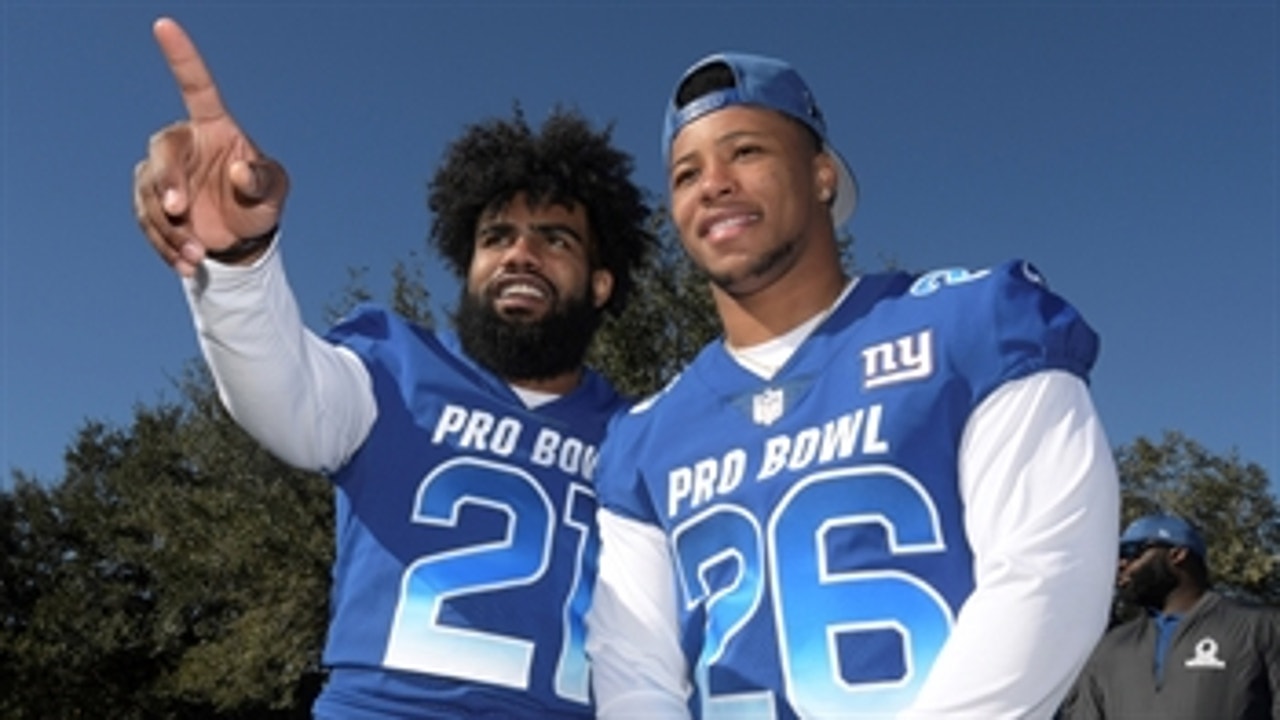 Shannon Sharpe: Ezekiel Elliott's ranking beneath Saquon Barkley and Alvin Kamara is accurate