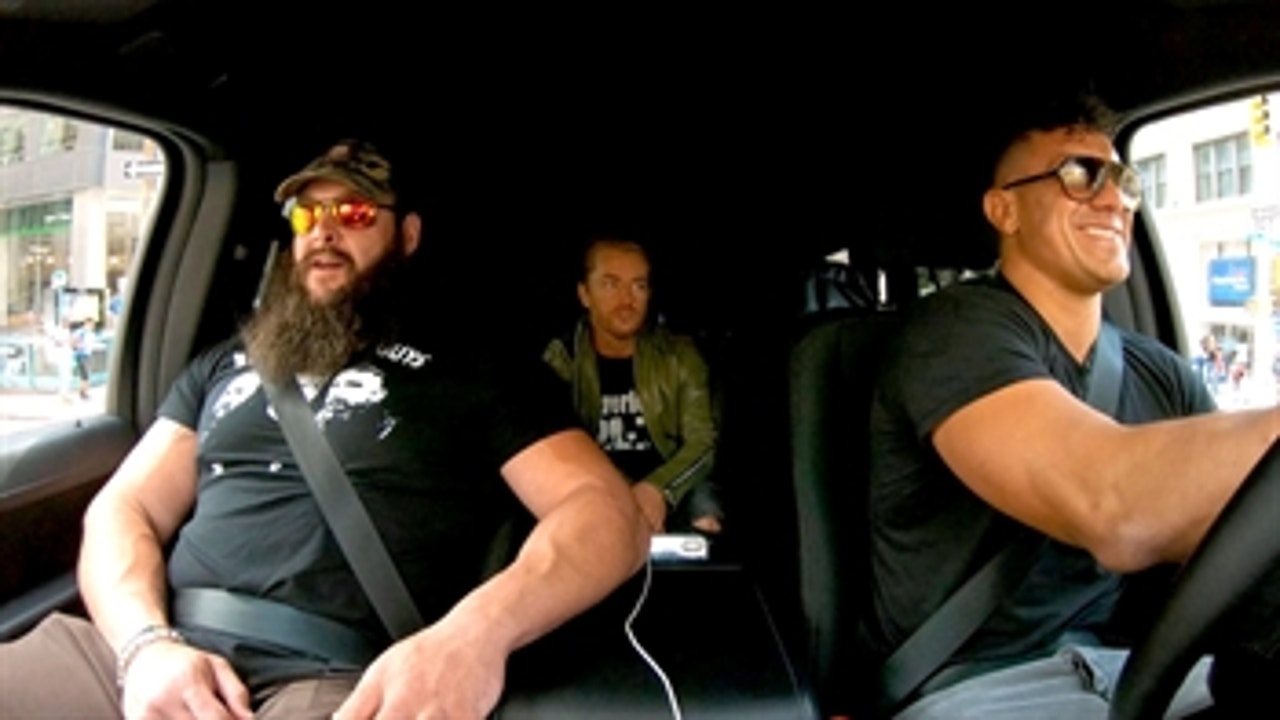 Braun Strowman uses force to get the front seat on WWE Ride Along