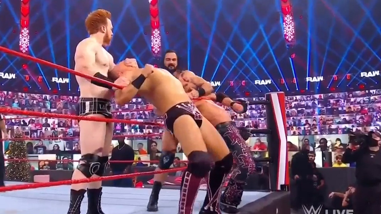 Drew McIntyre and AJ Styles star in Six-Man Holiday Street Fight