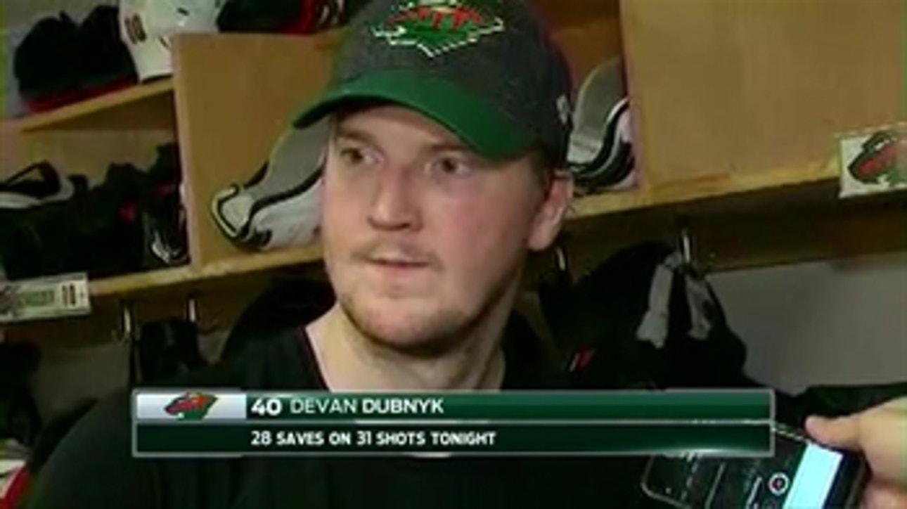 Wild goalie Devan Dubnyk: "We can beat these guys"